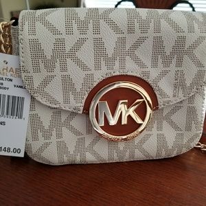 Michael Kors Fulton Crossbody Bag, Vanilla